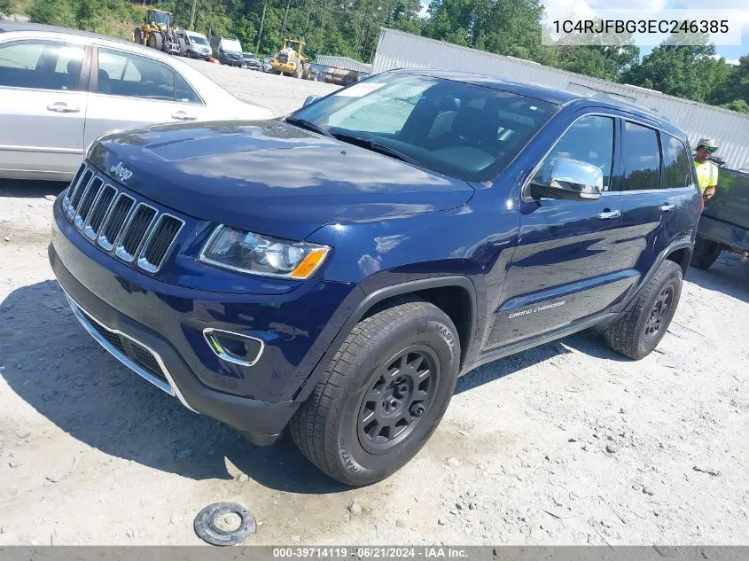 2014 Jeep Grand Cherokee Limited VIN: 1C4RJFBG3EC246385 Lot: 39714119