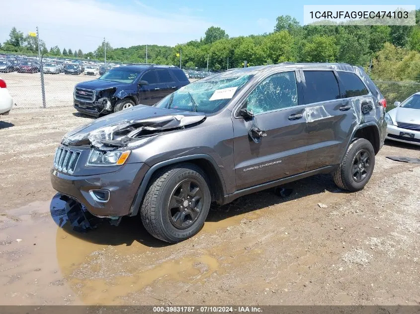 2014 Jeep Grand Cherokee Laredo VIN: 1C4RJFAG9EC474103 Lot: 39831787