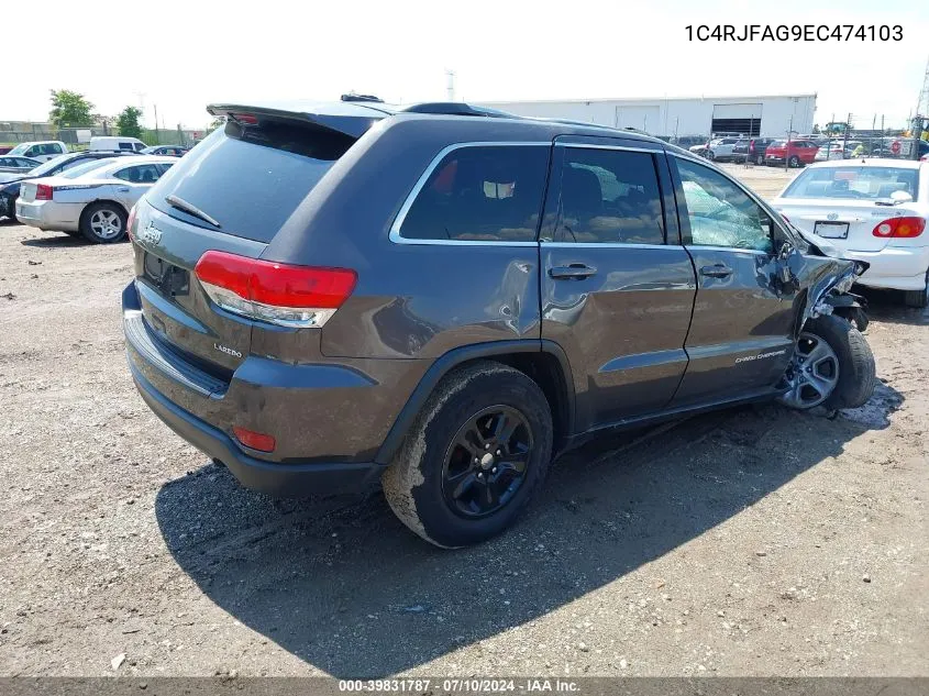 1C4RJFAG9EC474103 2014 Jeep Grand Cherokee Laredo