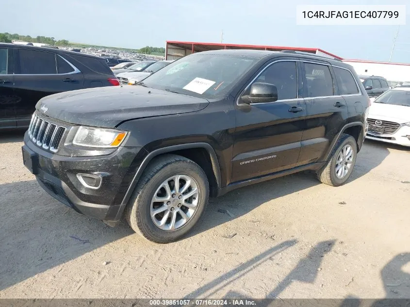 2014 Jeep Grand Cherokee Laredo VIN: 1C4RJFAG1EC407799 Lot: 39851057