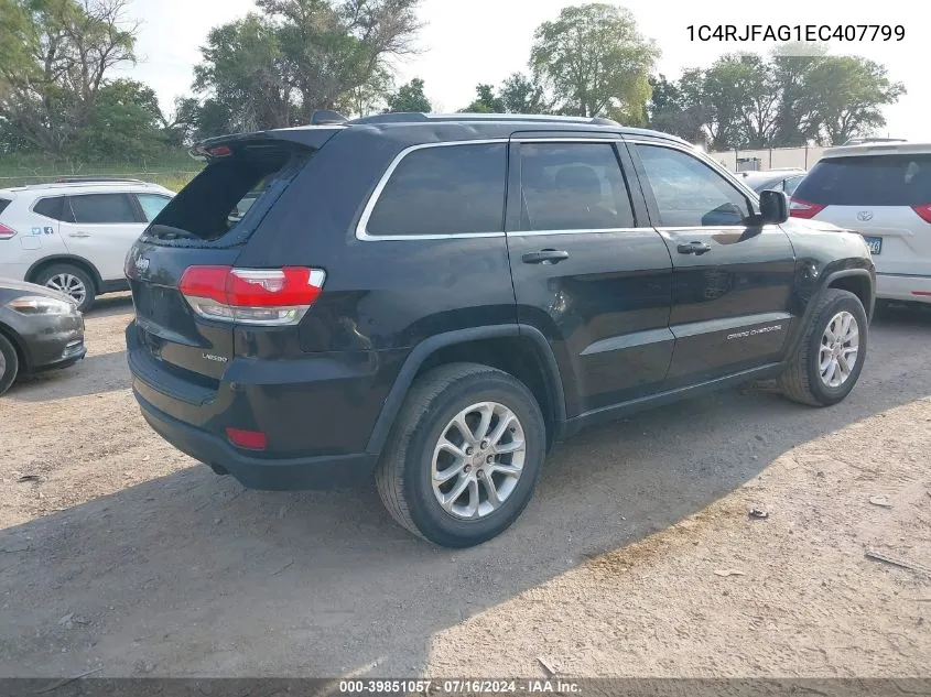 2014 Jeep Grand Cherokee Laredo VIN: 1C4RJFAG1EC407799 Lot: 39851057