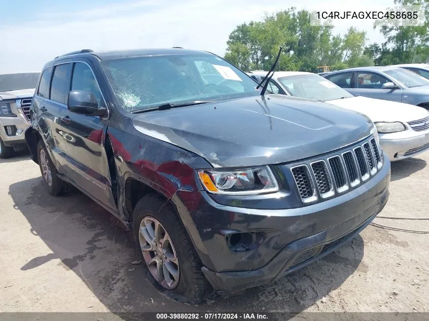 1C4RJFAGXEC458685 2014 Jeep Grand Cherokee Laredo