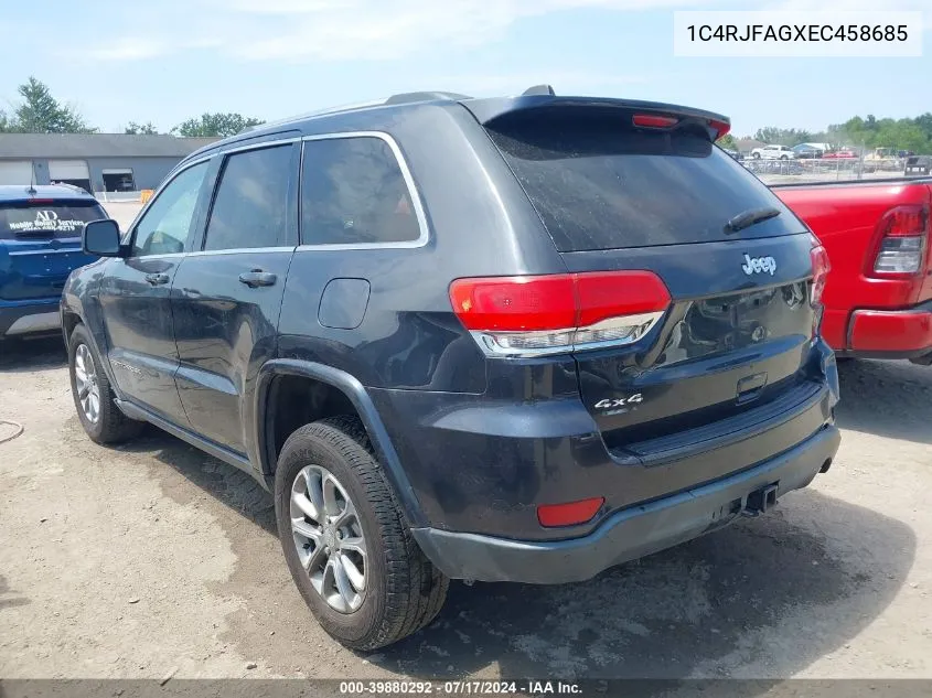 1C4RJFAGXEC458685 2014 Jeep Grand Cherokee Laredo