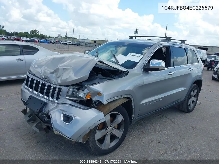 2014 Jeep Grand Cherokee Limited VIN: 1C4RJFBG4EC226579 Lot: 39894345