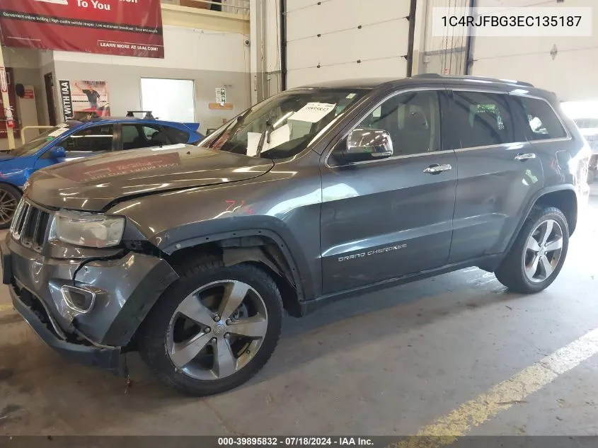 1C4RJFBG3EC135187 2014 Jeep Grand Cherokee Limited