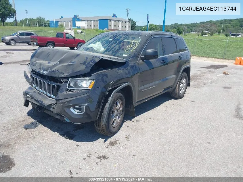 2014 Jeep Grand Cherokee Laredo VIN: 1C4RJEAG4EC113744 Lot: 39921084