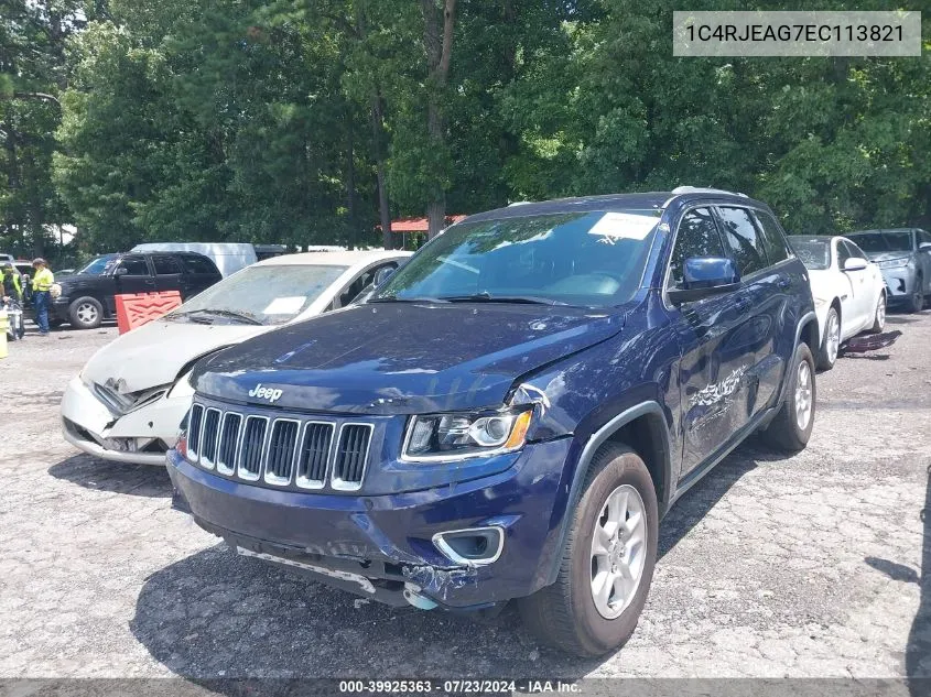 2014 Jeep Grand Cherokee Laredo VIN: 1C4RJEAG7EC113821 Lot: 39925363