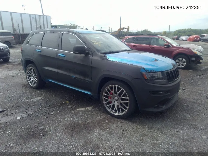 2014 Jeep Grand Cherokee Srt8 VIN: 1C4RJFDJ9EC242351 Lot: 39934227