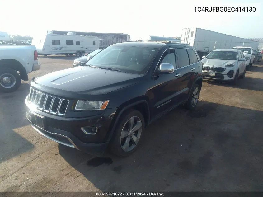 1C4RJFBG0EC414130 2014 Jeep Grand Cherokee Limited