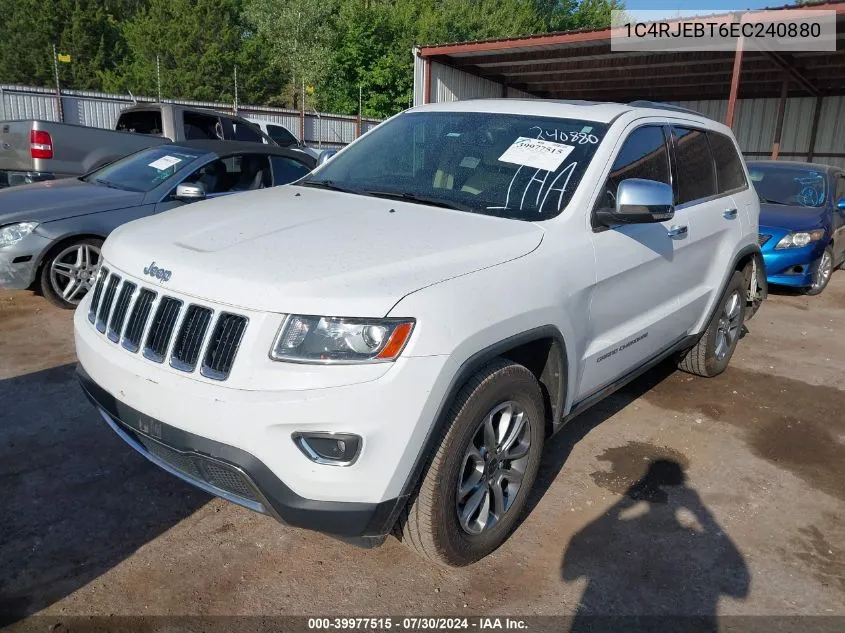 1C4RJEBT6EC240880 2014 Jeep Grand Cherokee Limited