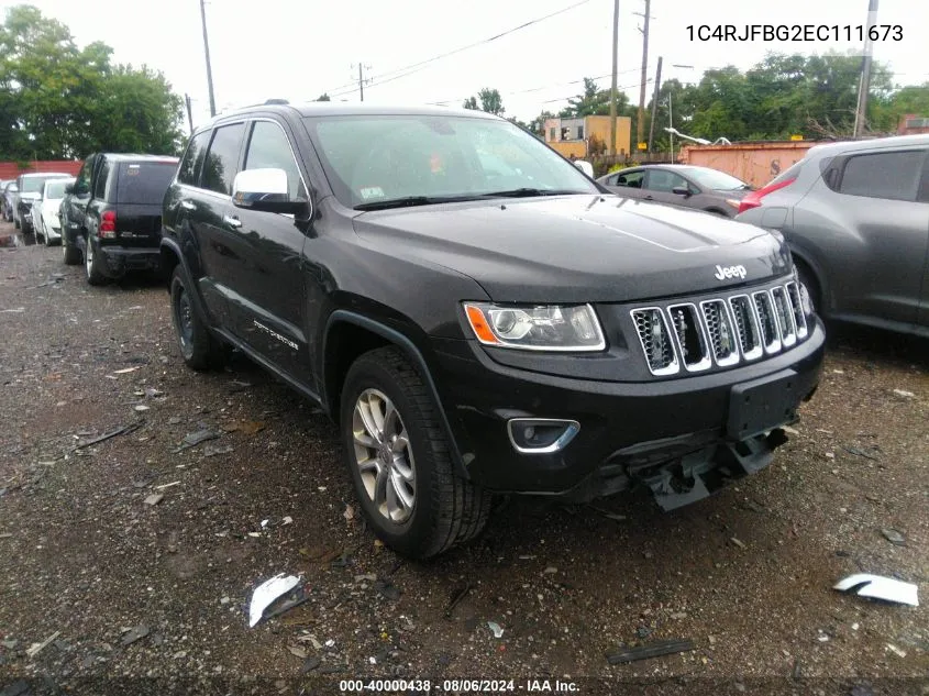 1C4RJFBG2EC111673 2014 Jeep Grand Cherokee Limited