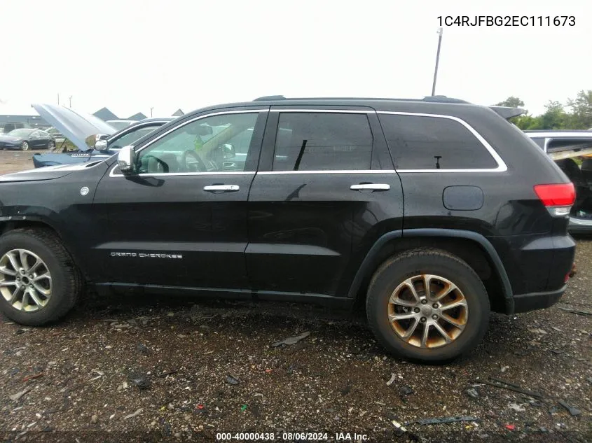 1C4RJFBG2EC111673 2014 Jeep Grand Cherokee Limited