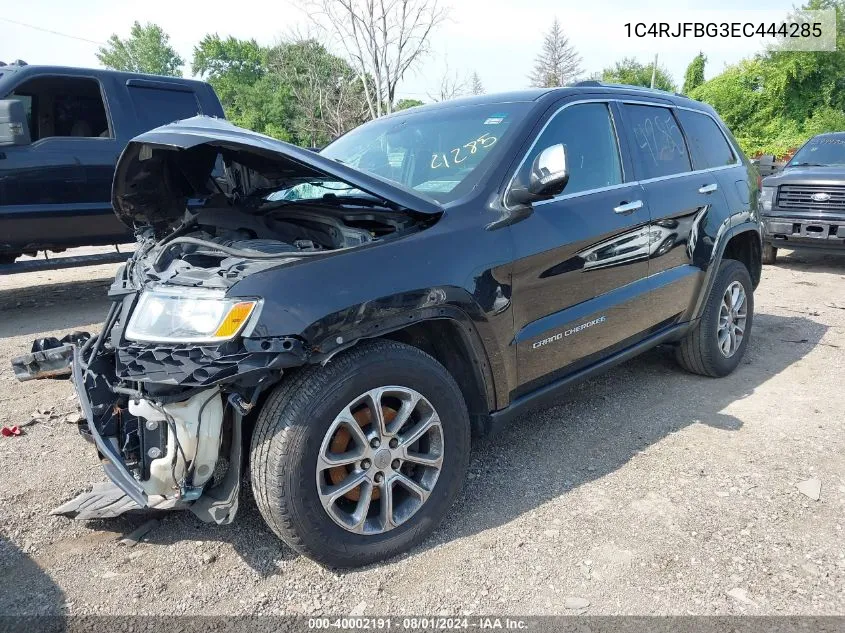 2014 Jeep Grand Cherokee Limited VIN: 1C4RJFBG3EC444285 Lot: 40002191