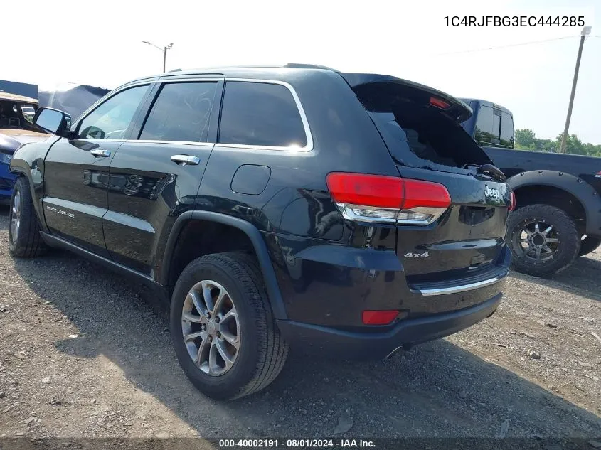 1C4RJFBG3EC444285 2014 Jeep Grand Cherokee Limited