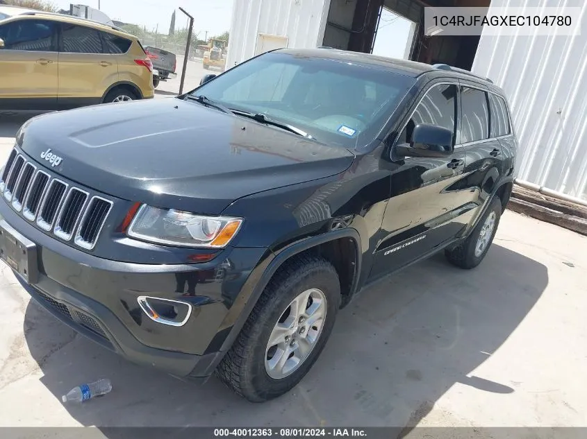 1C4RJFAGXEC104780 2014 Jeep Grand Cherokee Laredo