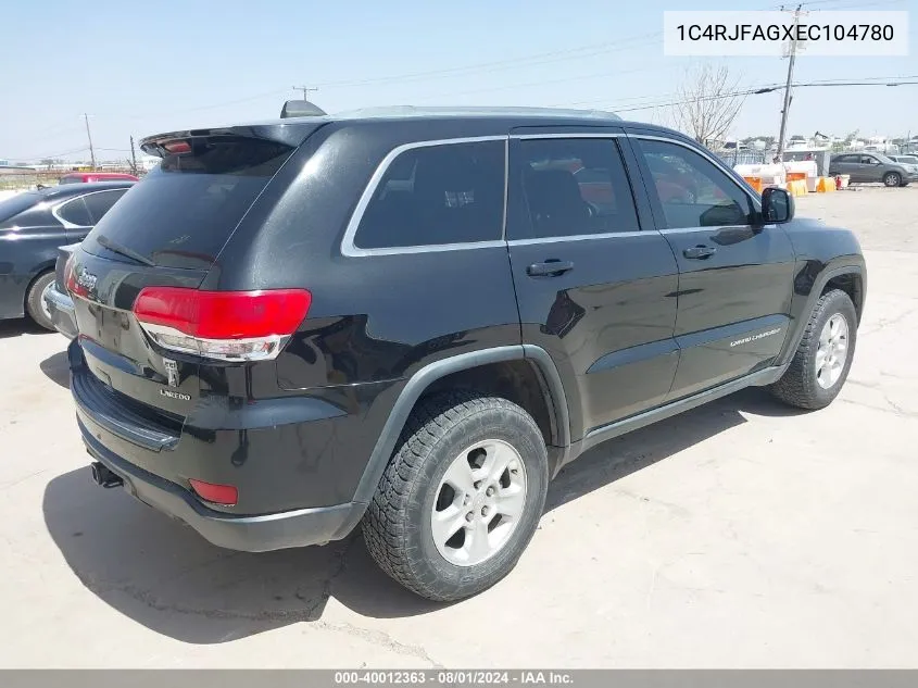 1C4RJFAGXEC104780 2014 Jeep Grand Cherokee Laredo