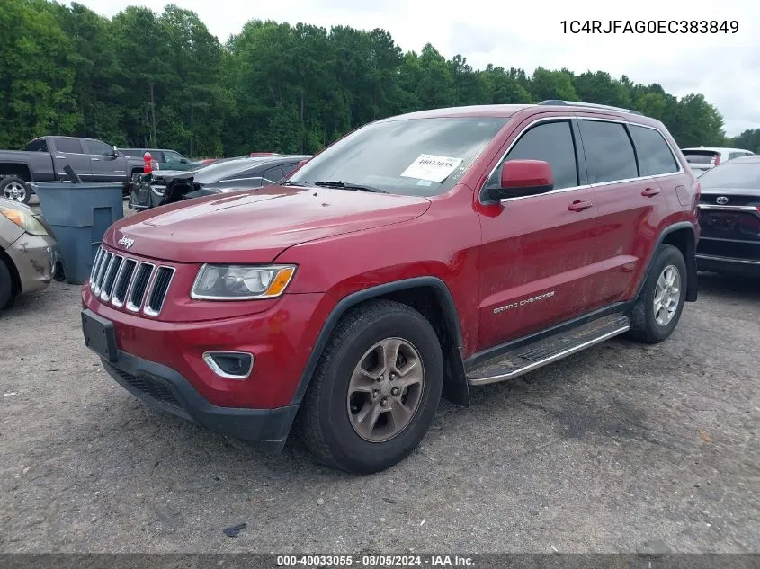 1C4RJFAG0EC383849 2014 Jeep Grand Cherokee Laredo