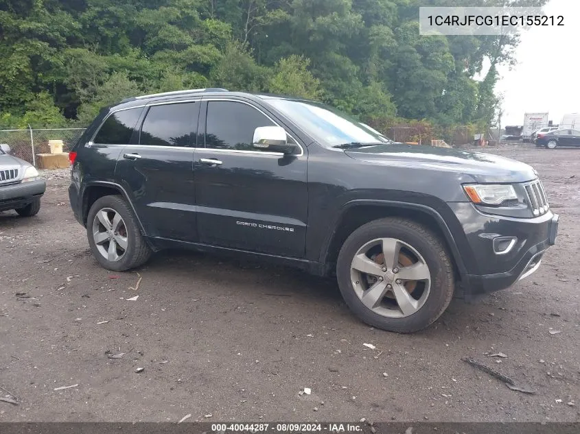 1C4RJFCG1EC155212 2014 Jeep Grand Cherokee Overland