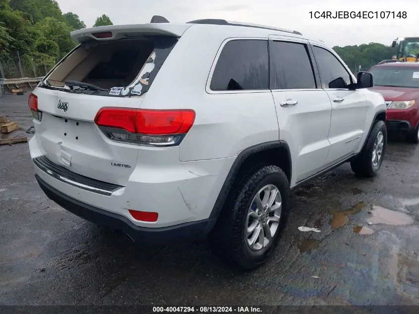 1C4RJEBG4EC107148 2014 Jeep Grand Cherokee Limited