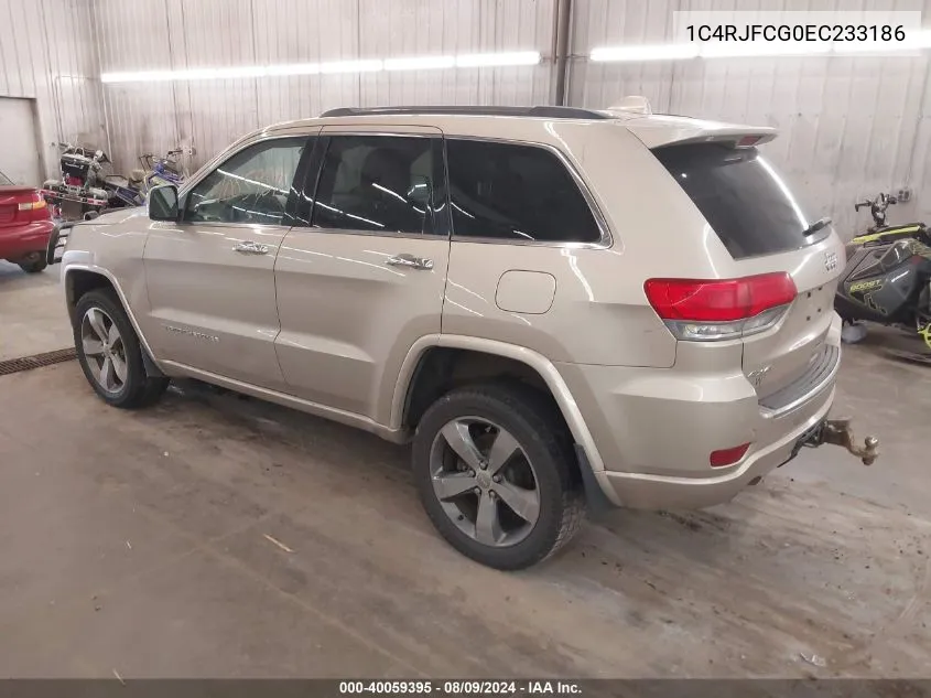 1C4RJFCG0EC233186 2014 Jeep Grand Cherokee Overland