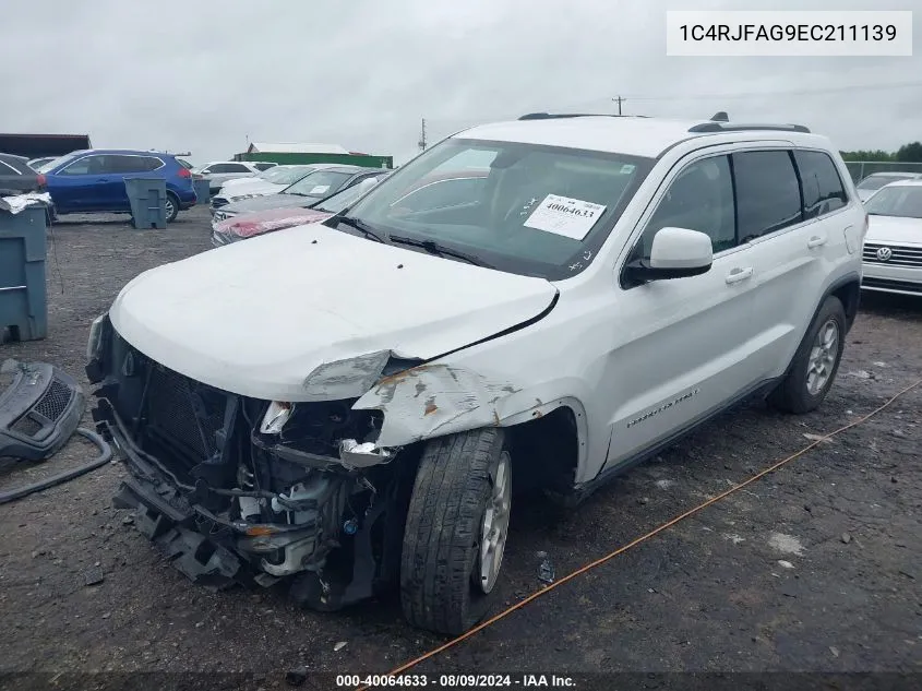 2014 Jeep Grand Cherokee Laredo VIN: 1C4RJFAG9EC211139 Lot: 40064633