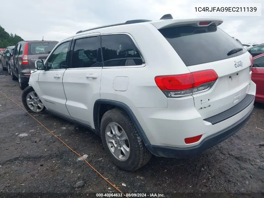 1C4RJFAG9EC211139 2014 Jeep Grand Cherokee Laredo