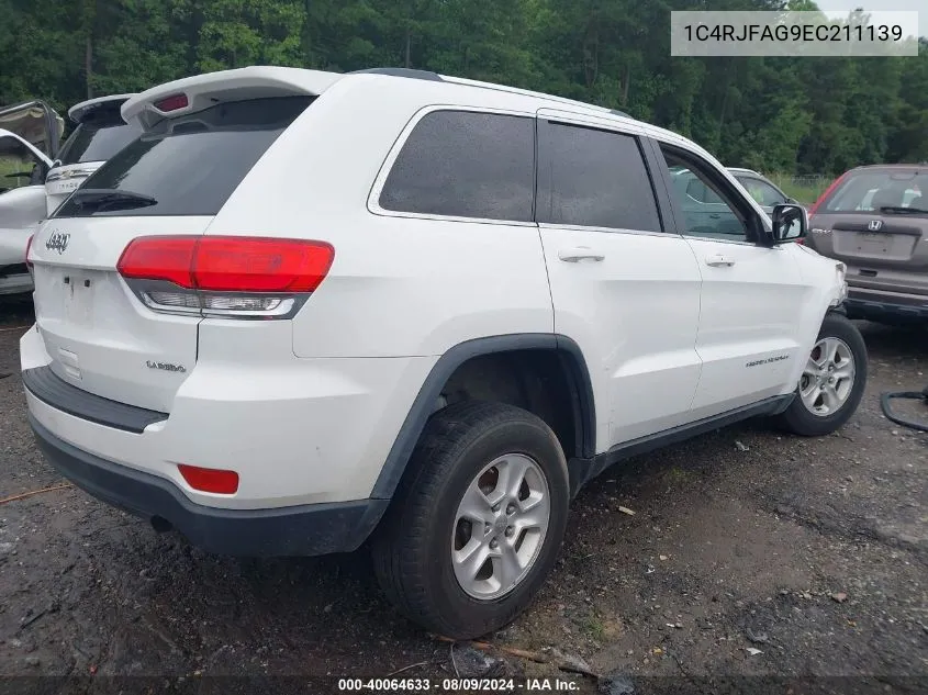 1C4RJFAG9EC211139 2014 Jeep Grand Cherokee Laredo