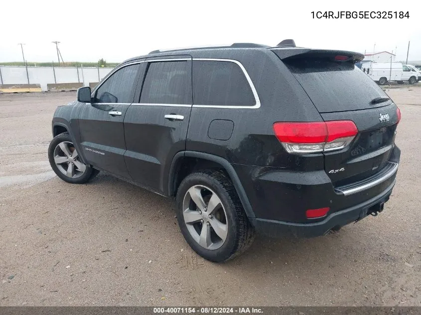 1C4RJFBG5EC325184 2014 Jeep Grand Cherokee Limited