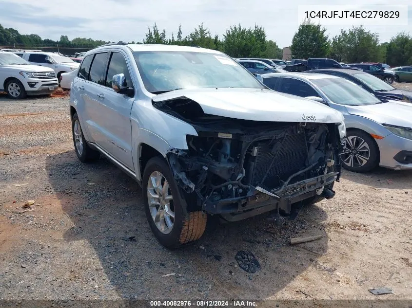 2014 Jeep Grand Cherokee Summit VIN: 1C4RJFJT4EC279829 Lot: 40082976