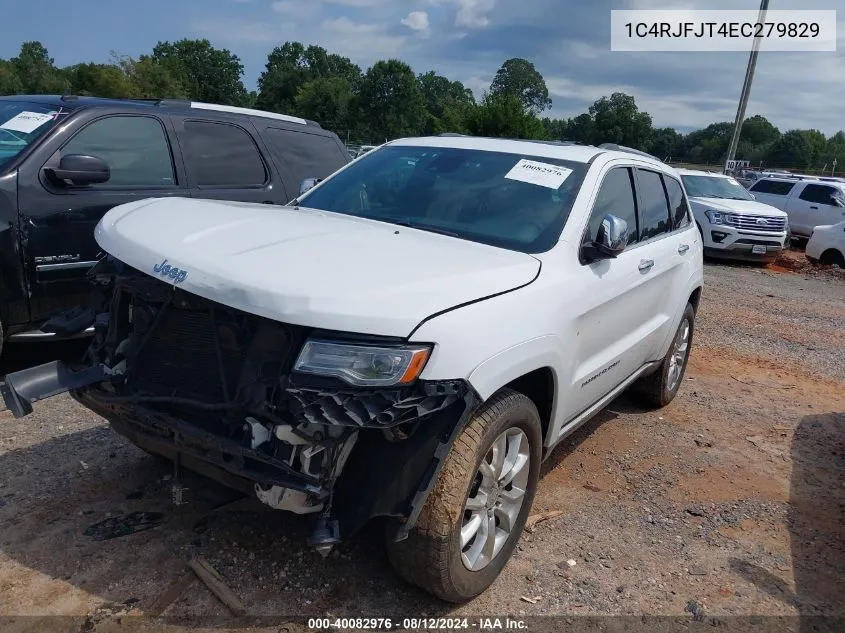 2014 Jeep Grand Cherokee Summit VIN: 1C4RJFJT4EC279829 Lot: 40082976