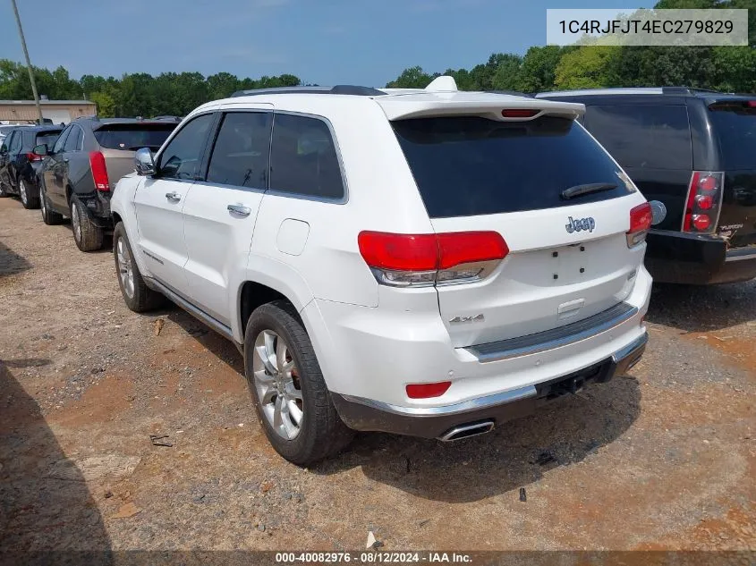 2014 Jeep Grand Cherokee Summit VIN: 1C4RJFJT4EC279829 Lot: 40082976