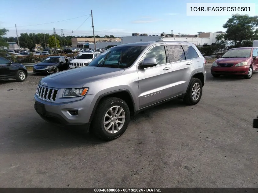 2014 Jeep Grand Cherokee Laredo VIN: 1C4RJFAG2EC516501 Lot: 40108055