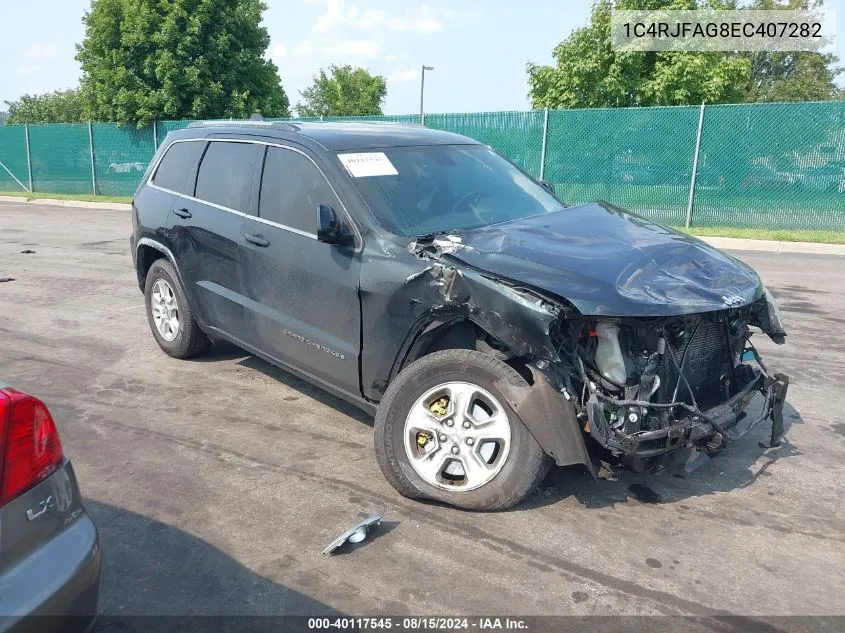 2014 Jeep Grand Cherokee Laredo VIN: 1C4RJFAG8EC407282 Lot: 40117545