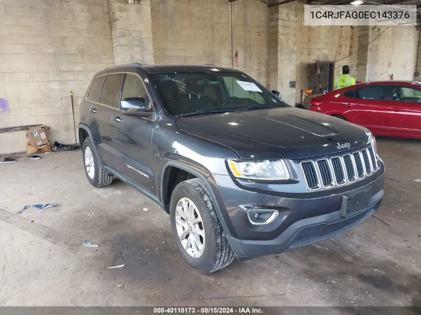 2014 Jeep Grand Cherokee Laredo VIN: 1C4RJFAG0EC143376 Lot: 40118173