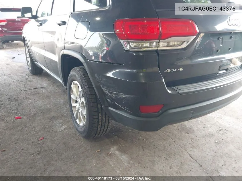 1C4RJFAG0EC143376 2014 Jeep Grand Cherokee Laredo