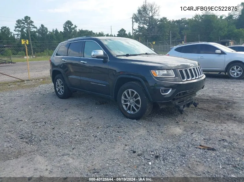 2014 Jeep Grand Cherokee Limited VIN: 1C4RJFBG9EC522875 Lot: 40125644