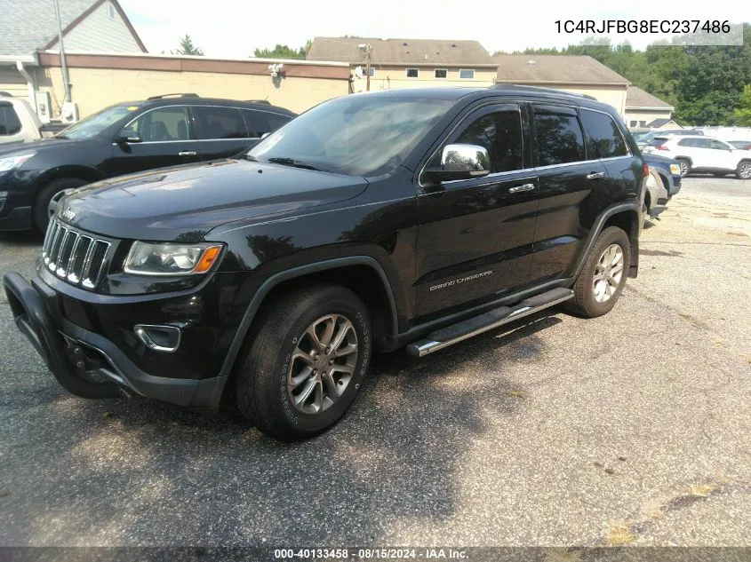 1C4RJFBG8EC237486 2014 Jeep Grand Cherokee Limited