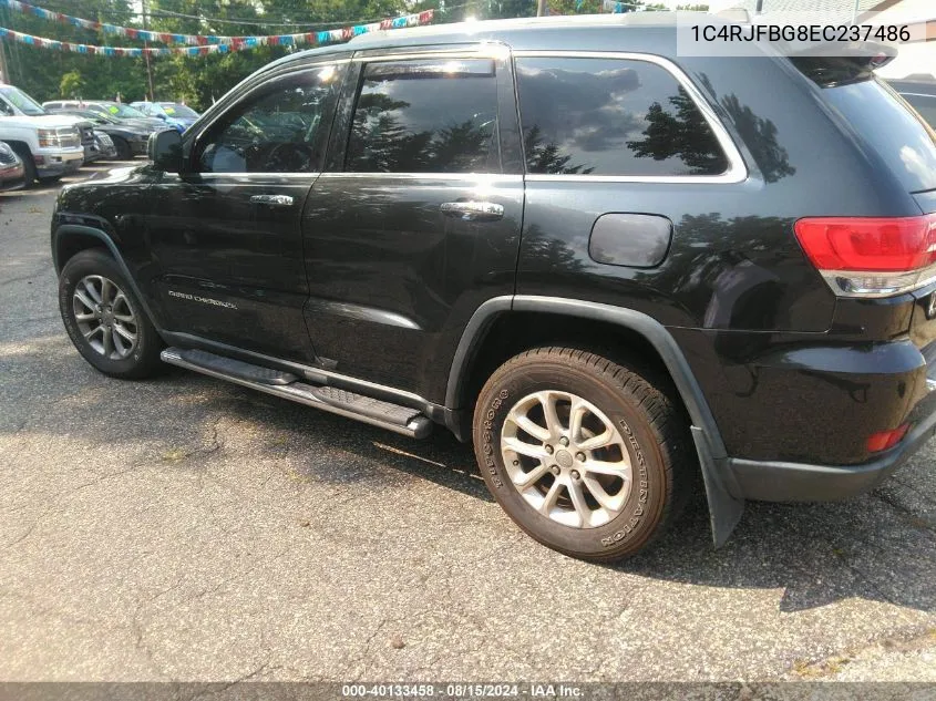 2014 Jeep Grand Cherokee Limited VIN: 1C4RJFBG8EC237486 Lot: 40133458