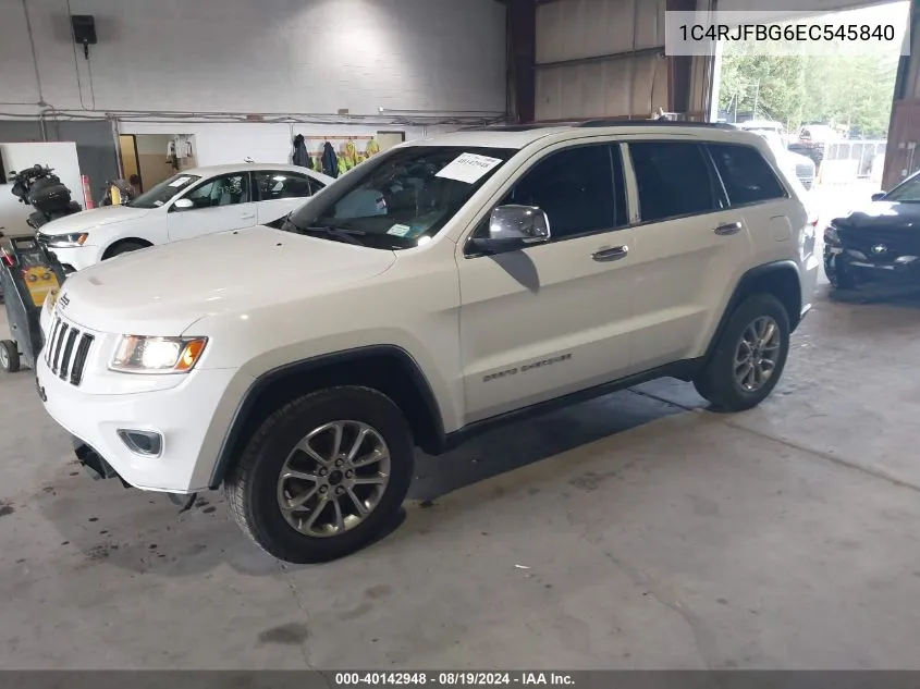 1C4RJFBG6EC545840 2014 Jeep Grand Cherokee Limited