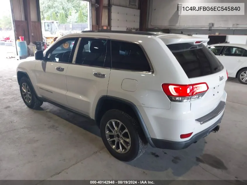 1C4RJFBG6EC545840 2014 Jeep Grand Cherokee Limited