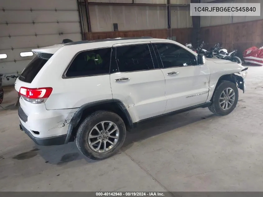 1C4RJFBG6EC545840 2014 Jeep Grand Cherokee Limited