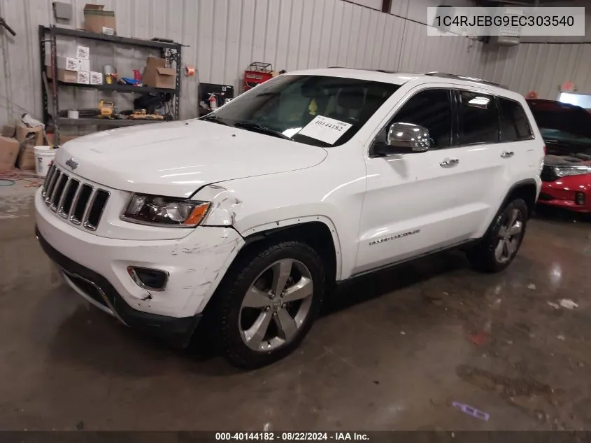 1C4RJEBG9EC303540 2014 Jeep Grand Cherokee Limited