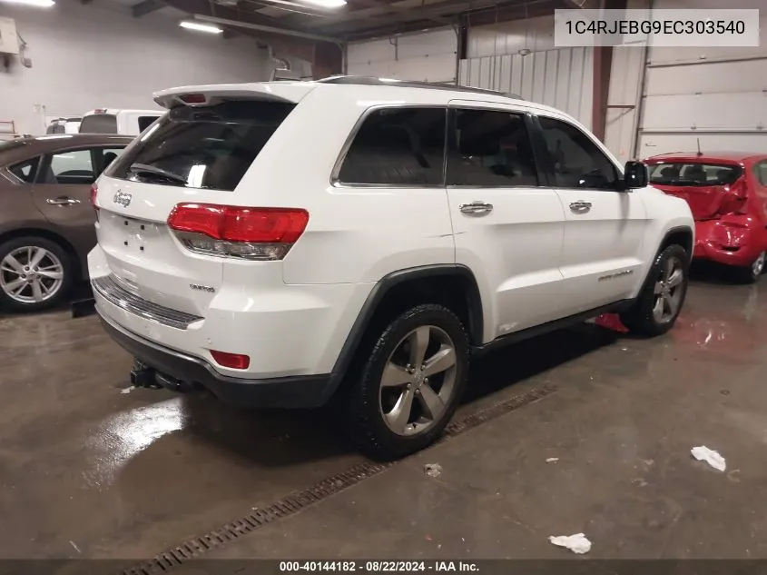 2014 Jeep Grand Cherokee Limited VIN: 1C4RJEBG9EC303540 Lot: 40144182