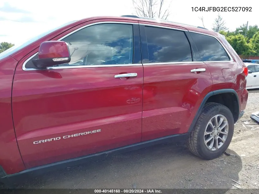 1C4RJFBG2EC527092 2014 Jeep Grand Cherokee Limited