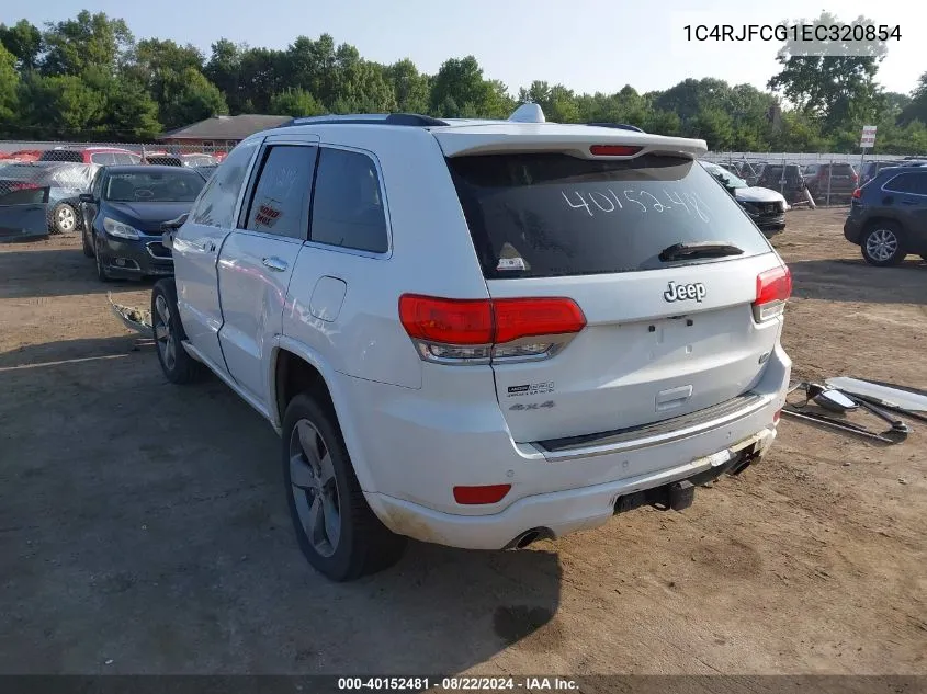 1C4RJFCG1EC320854 2014 Jeep Grand Cherokee Overland