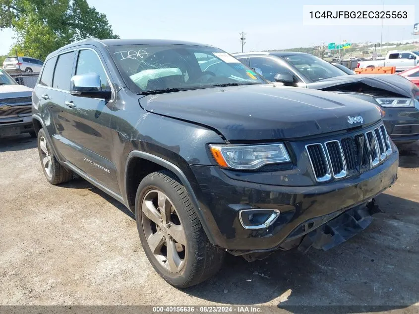 2014 Jeep Grand Cherokee Limited VIN: 1C4RJFBG2EC325563 Lot: 40156636