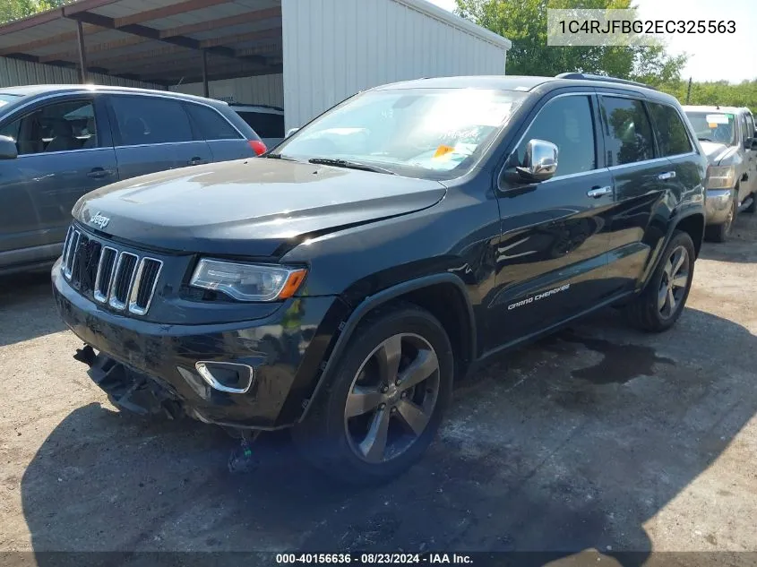 2014 Jeep Grand Cherokee Limited VIN: 1C4RJFBG2EC325563 Lot: 40156636