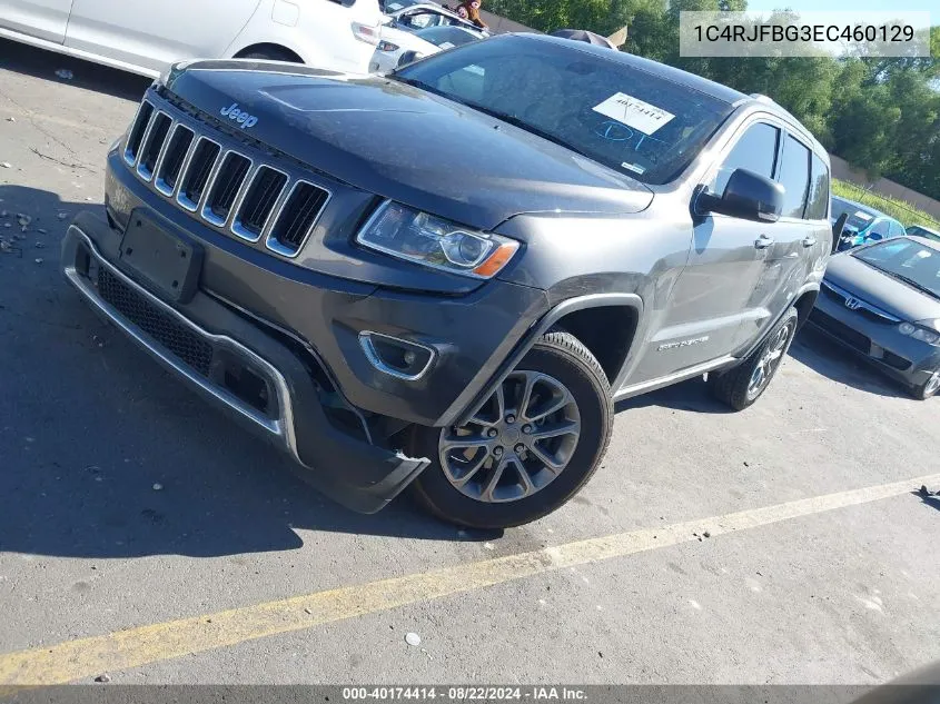 2014 Jeep Grand Cherokee Limited VIN: 1C4RJFBG3EC460129 Lot: 40174414