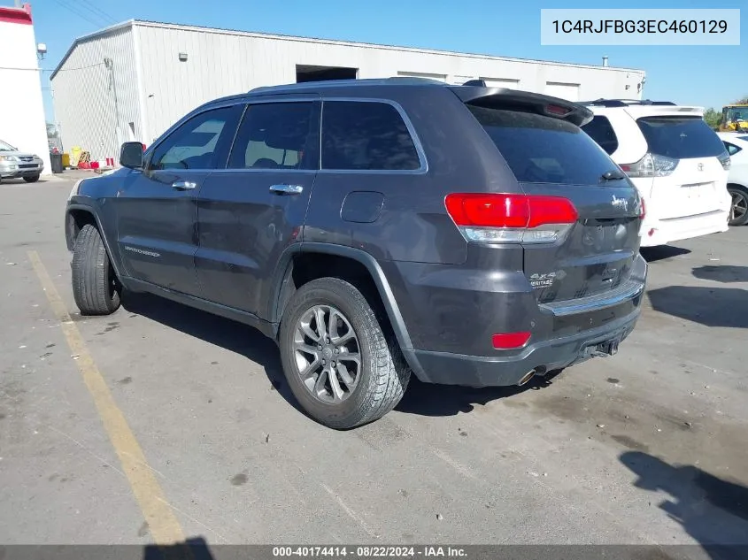 1C4RJFBG3EC460129 2014 Jeep Grand Cherokee Limited