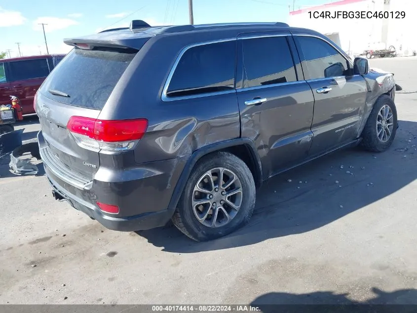 1C4RJFBG3EC460129 2014 Jeep Grand Cherokee Limited